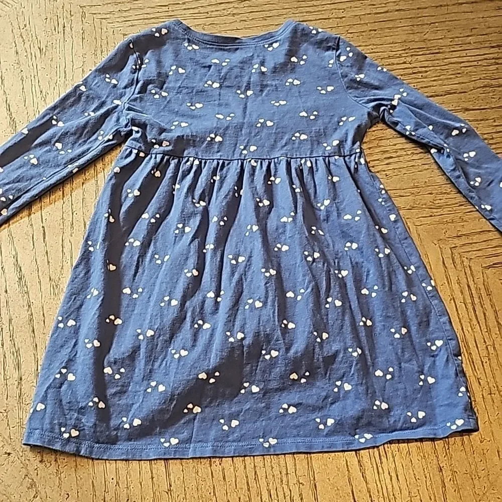 4T heart dress long sleeve Old Navy